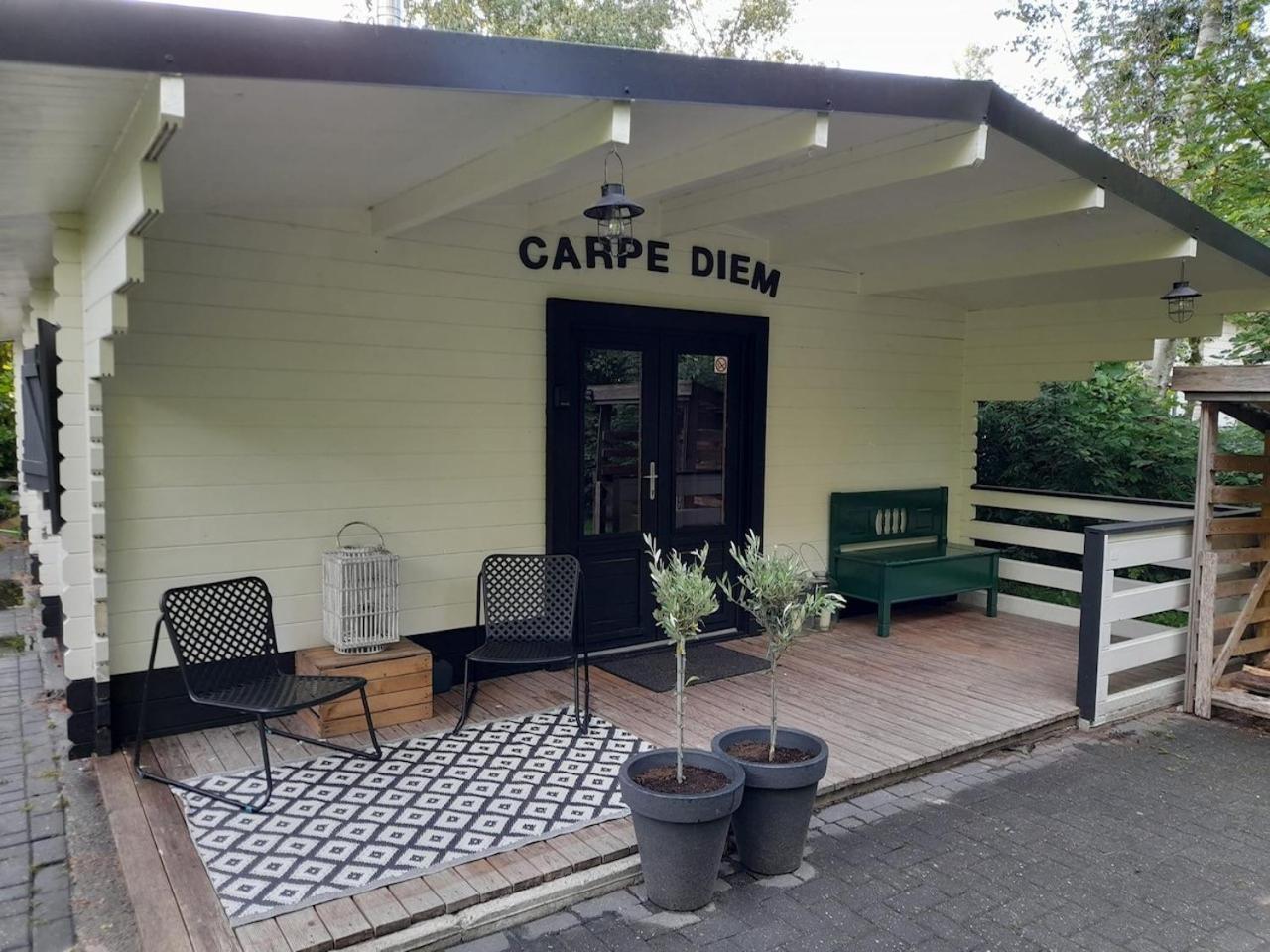 Carpe Diem, Het Ruime Chalet Met Houtkachel Nabij Wildlands Emmen Schoonebeek Kültér fotó